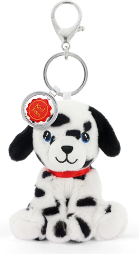 Keeleco colgante de peluche para bolso dálmata 12 cm