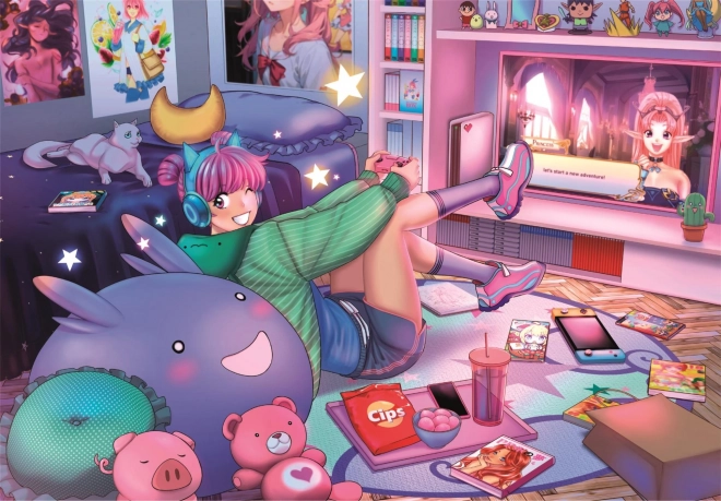 Puzzle Clementoni Entusiastas de los videojuegos 300 piezas