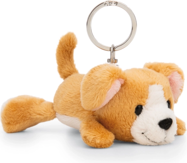 NICI llavero perro marrón tumbado Green