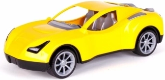 Coche deportivo de plástico de marcha libre de 38 cm - 1 unidad