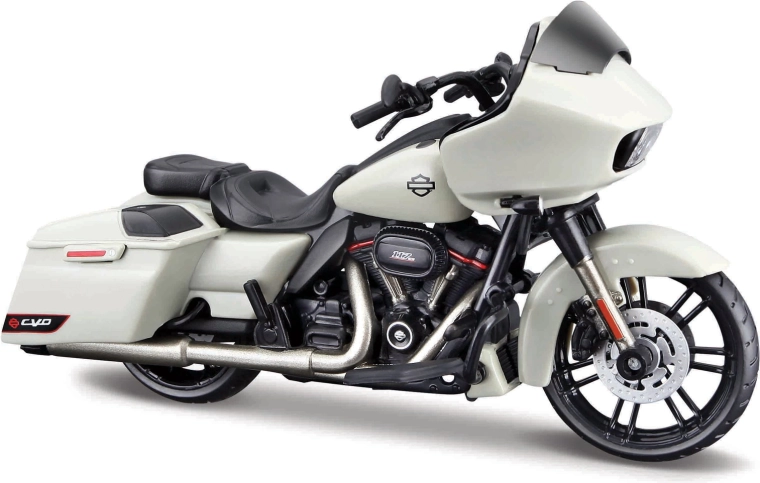 Maisto Harley-Davidson 2018 CVO Road Glide gris-blanca 1:18