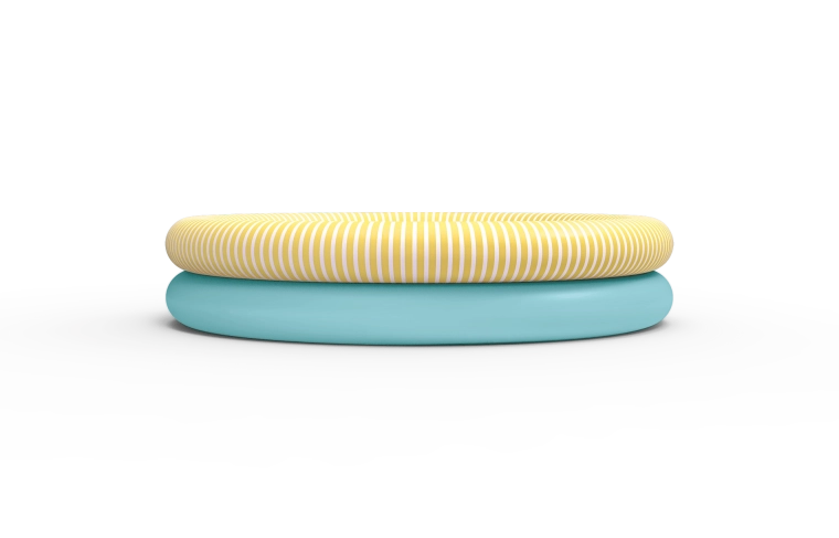 Piscina infantil hinchable Quut Banana blue 80 cm