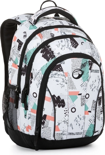 Mochila escolar para estudiantes Bagmaster Supernova 21 clara