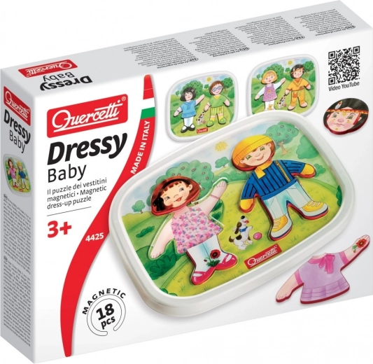 Rompecabezas magnético para vestir QUERCETTI Dressy Baby