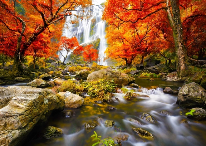 Puzzle Cascada otoñal 1000 piezas ENJOY