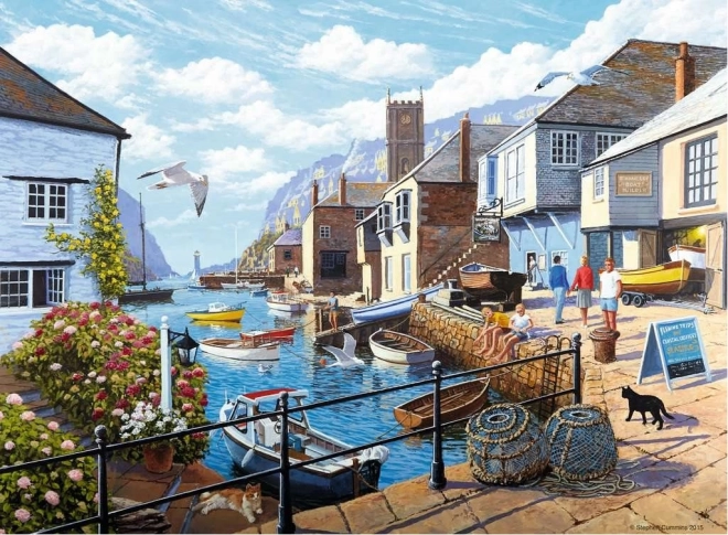 Puzzle RAVENSBURGER Puerto tranquilo 500 piezas