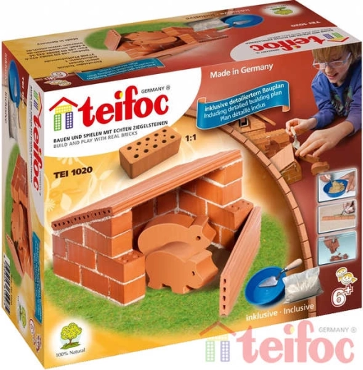 Set de construcción Teifoc casa Pigs - 1 unidad