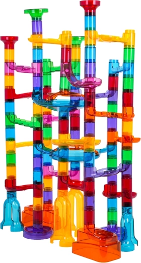 Estructura estable y piezas de colores