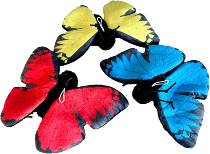 Mariposa de peluche 23 cm