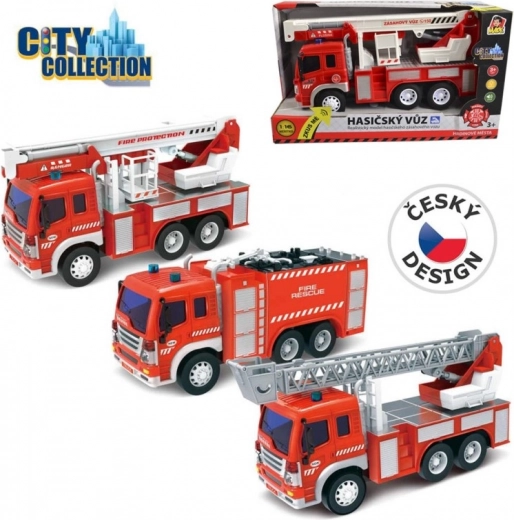 Camión de bomberos City Collection a pilas