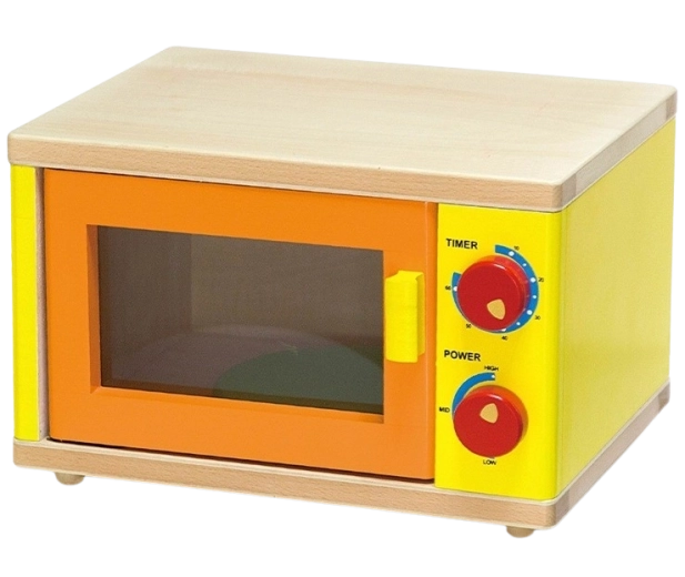 Microondas de madera Babu para niños