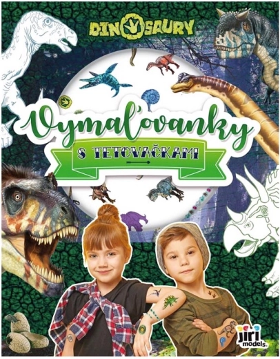 Libro para colorear de dinosaurios con tatuajes infantiles - 1 pieza