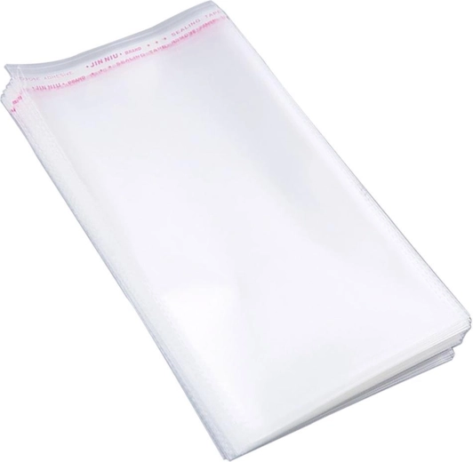 Bolsas de celofán autoadhesivas OPP 12 × 20 cm, 100 uds.