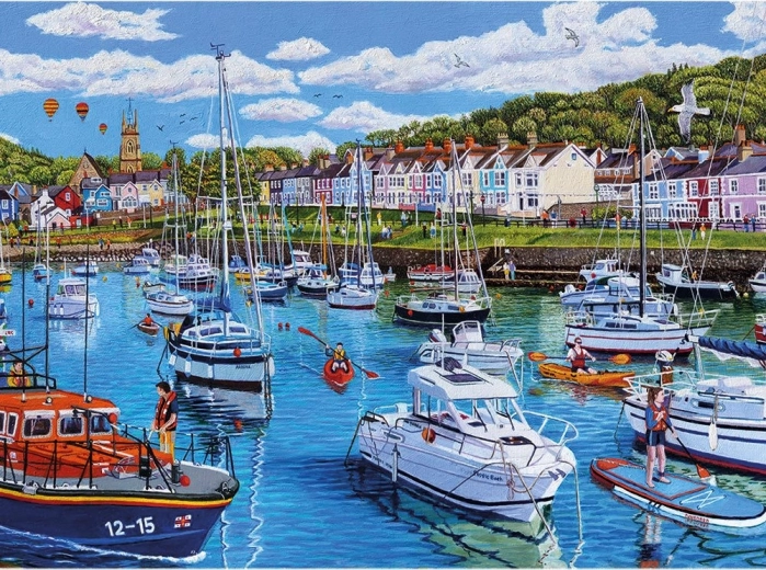 Puzzle Aberaeron, Cardigan Bay de 1000 piezas