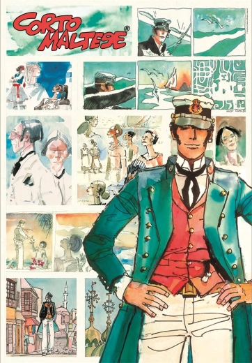 Puzzle de 1000 piezas Corto Maltese: Marinero aventurero