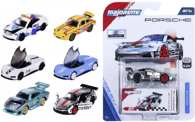 Cochecito metálico Porsche Motorsport Deluxe 1:64