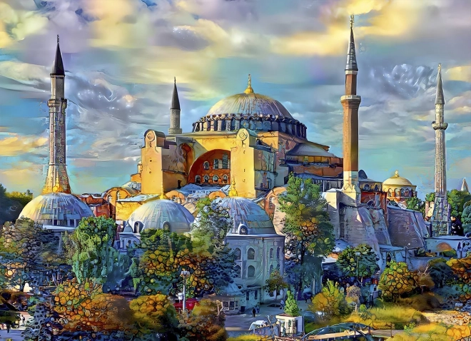 Puzzle BLUEBIRD Hagia Sophia Estambul 1000 piezas