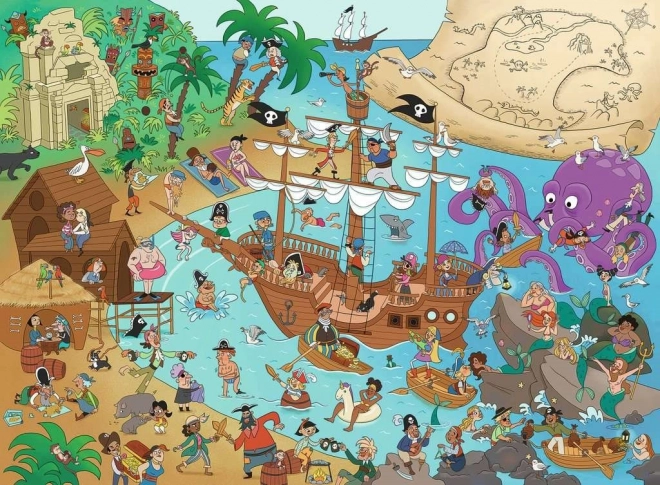 Puzzle Ravensburger Piratas XXL 150 piezas