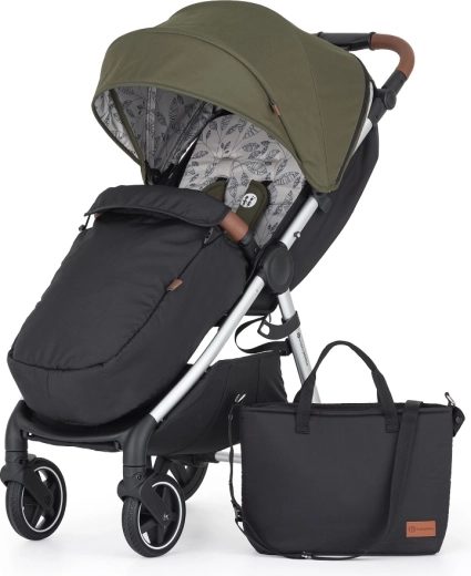 Petite&Mars cochecito deportivo Royal3 silver mature olive