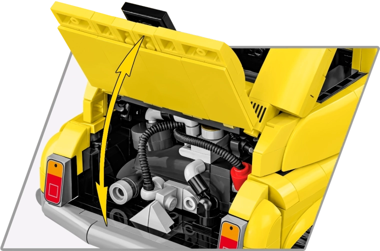 Partes abatibles y acceso al motor