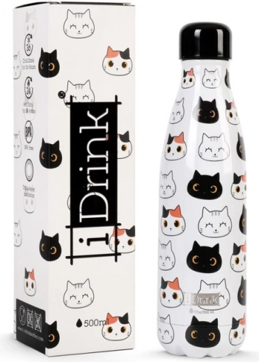 Botella térmica para amantes de los gatos 500 ml