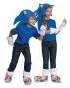 Set de accesorios de Sonic: guantes, cubrebotas y máscara con orejas