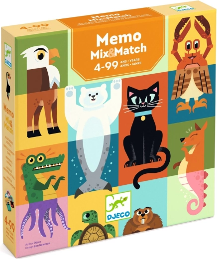 Djeco Juego de memoria mix & match