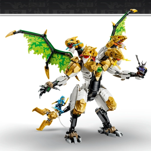 Ultradragón de cuatro cabezas articulado