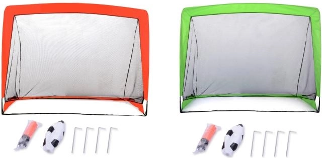 Portería de fútbol portátil SPORTO con accesorios 120 × 90 cm