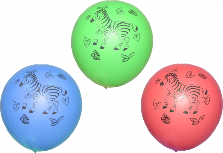 Globos inflables con animales 30 cm – set de 10 uds.