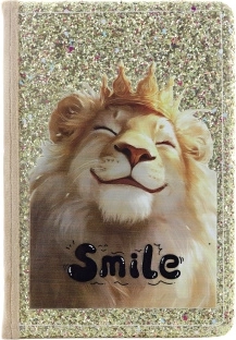 Cuaderno El Rey León con tapas de felpa