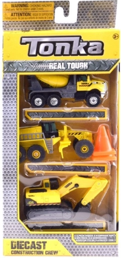 Máquinas de construcción TONKA – set de 3 vehículos metálicos