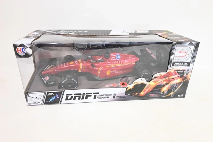 Fórmula de carreras RC con paquete de baterías