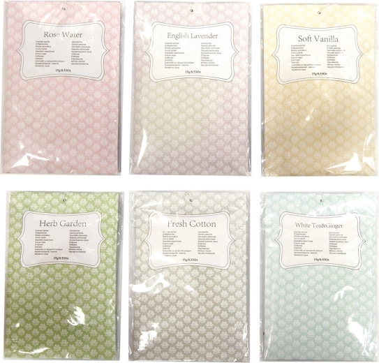 Sachet perfumado 15 g (mezcla de 6 variantes) 10 × 15 cm