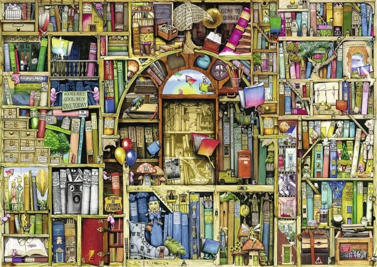Puzzle de 1000 piezas Librería Loca 2