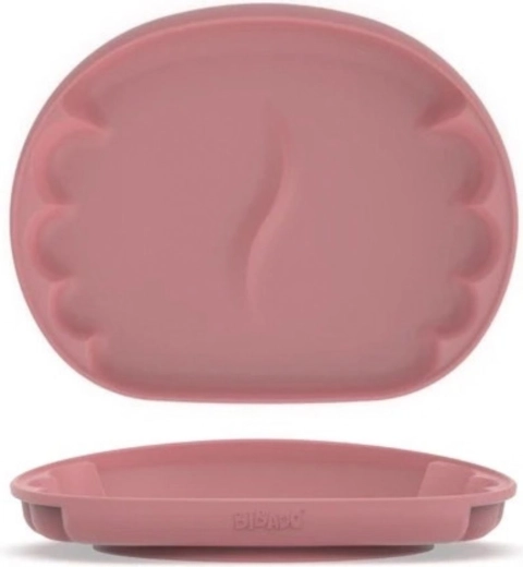 Plato de silicona BIBADO Learning Curve™ con ventosa Blush