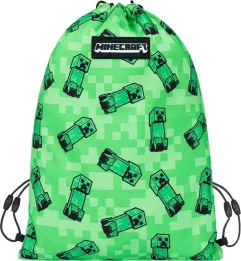 Bolsa saco de Minecraft con motivo Creeper