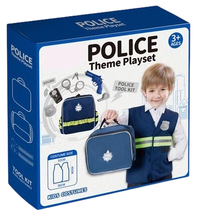 Maletín de policía con set de juego Sparkys