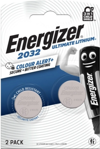 Energizer Ultimate Lithium CR2032 – pila de botón de litio, 2 uds.