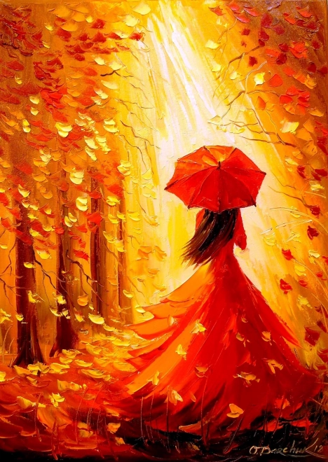 Puzzle Enjoy Dama de otoño – 1000 piezas