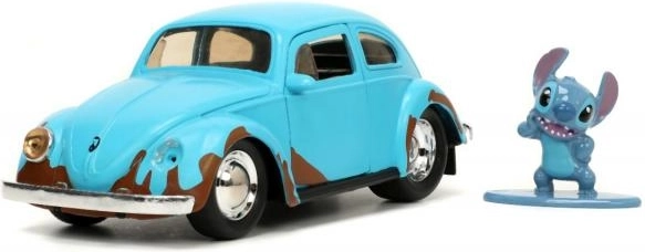 Coche Lilo & Stitch 1959 VW Beetle 1:32 con figura de Stitch
