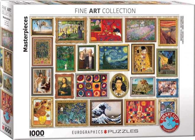 Puzle Collage: Arte hermoso 1000 piezas