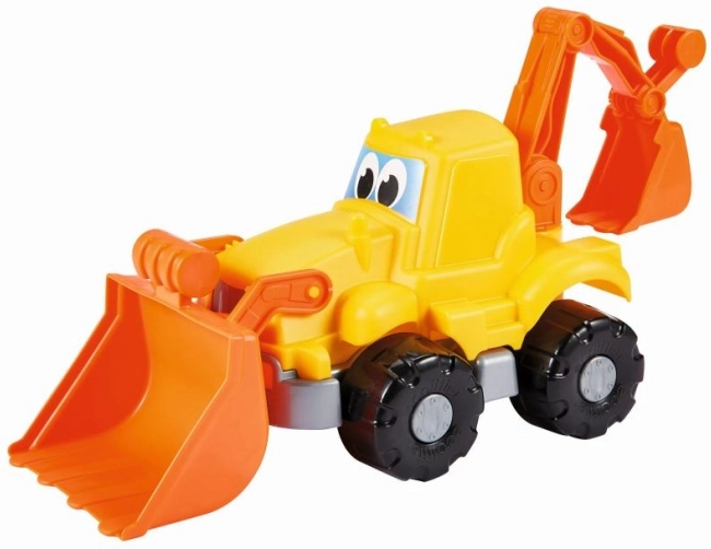 Excavadora-cargadora de plástico para niños