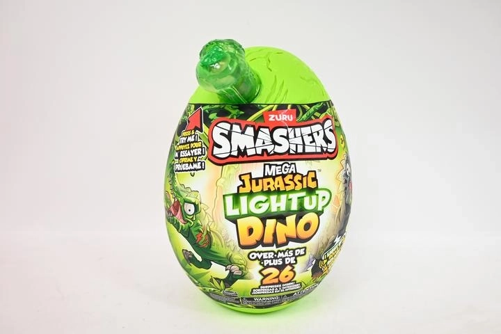 Zuru Smashers Jurassic dinosaurio luminoso en huevo gigante