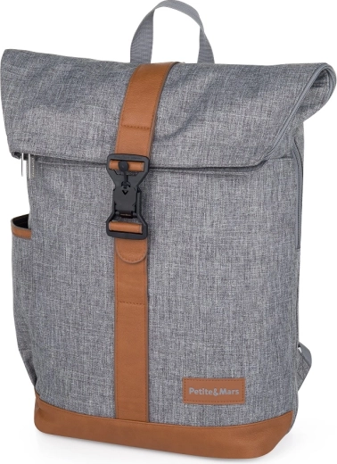 Petite&Mars mochila cambiadora para cochecito Jackob absolute black