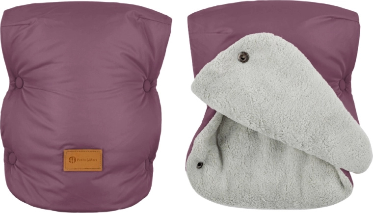 Manoplas para cochecito PETITE&MARS Jasie Mysterious Plum