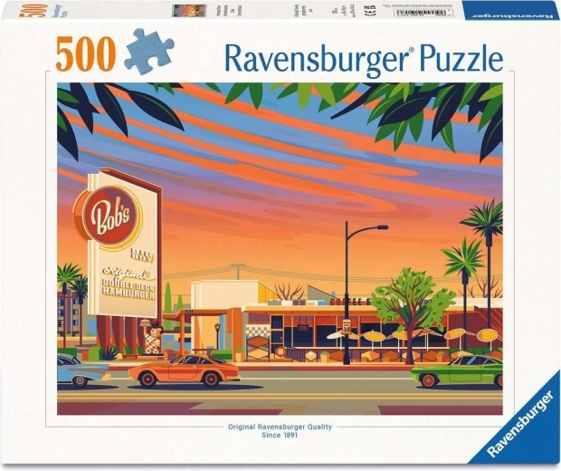 Puzzle Ravensburger restaurante americano 500 piezas