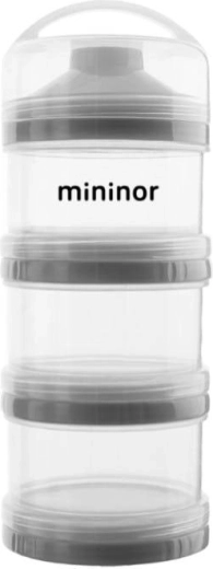 Caja apilable Mininor para leche en polvo