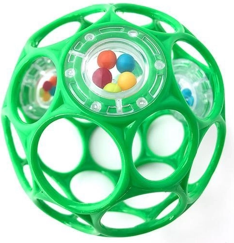 Pelota sonajero Oball Rattle seafoam 10 cm