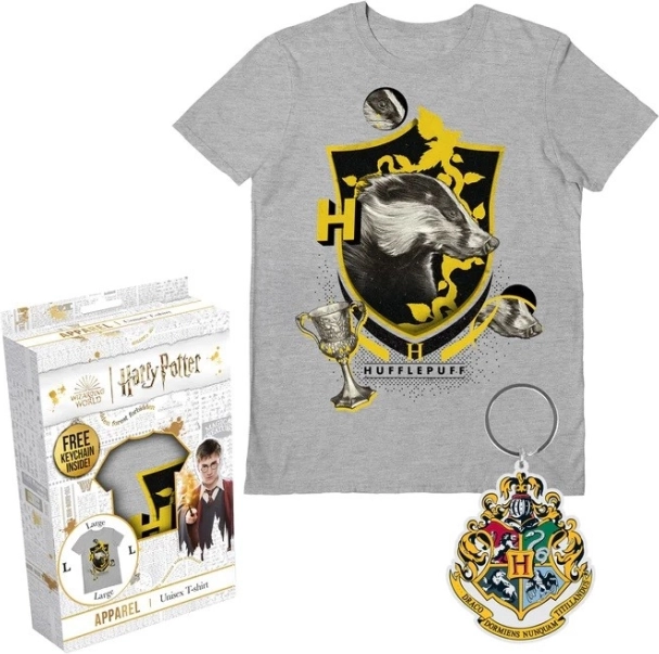 Camiseta Harry Potter Hufflepuff con llavero